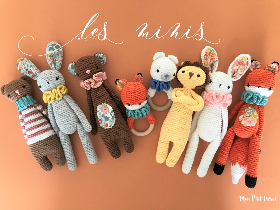 Les minis : collection d'animaux mimi et mini à crocheter pour les